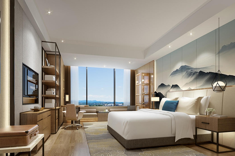 現代時尚3000平酒店裝修設計效果圖